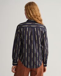 Camisa em voile de algodão American Luxe regular fit