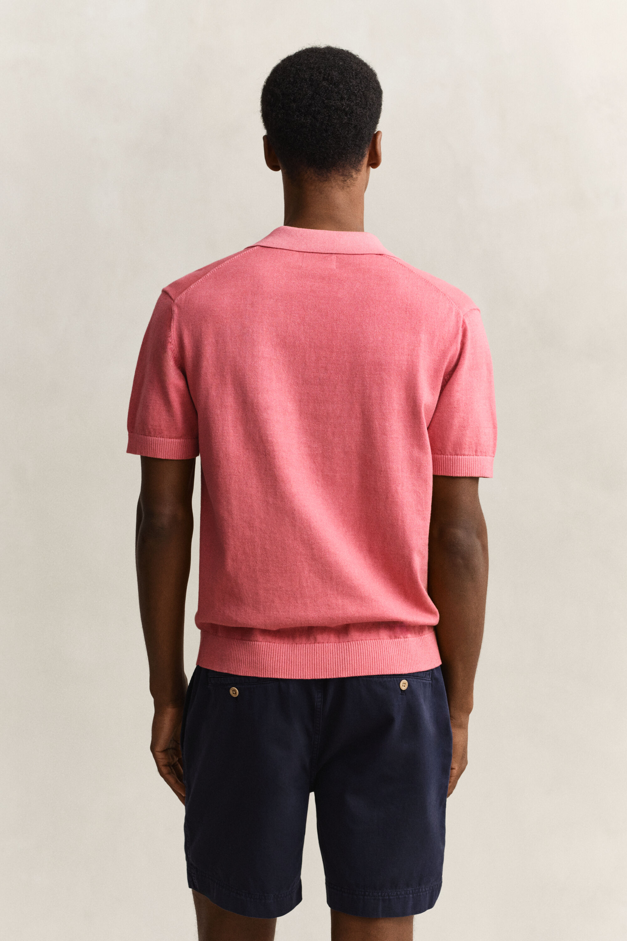 Camisola de malha tipo polo Sunfaded