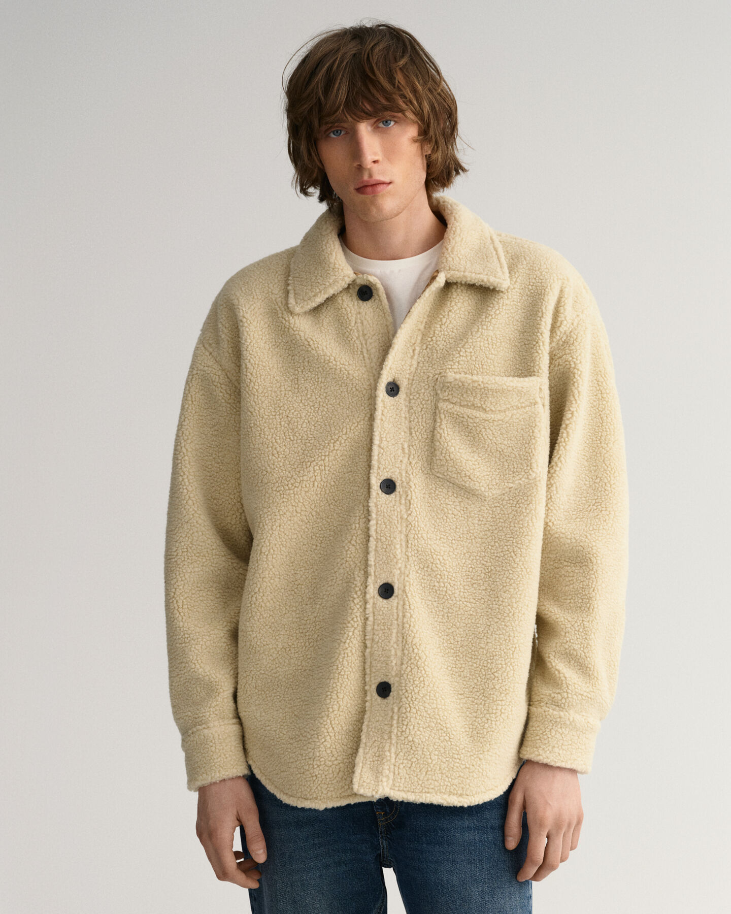 Sobrecamisa Sherpa oversized