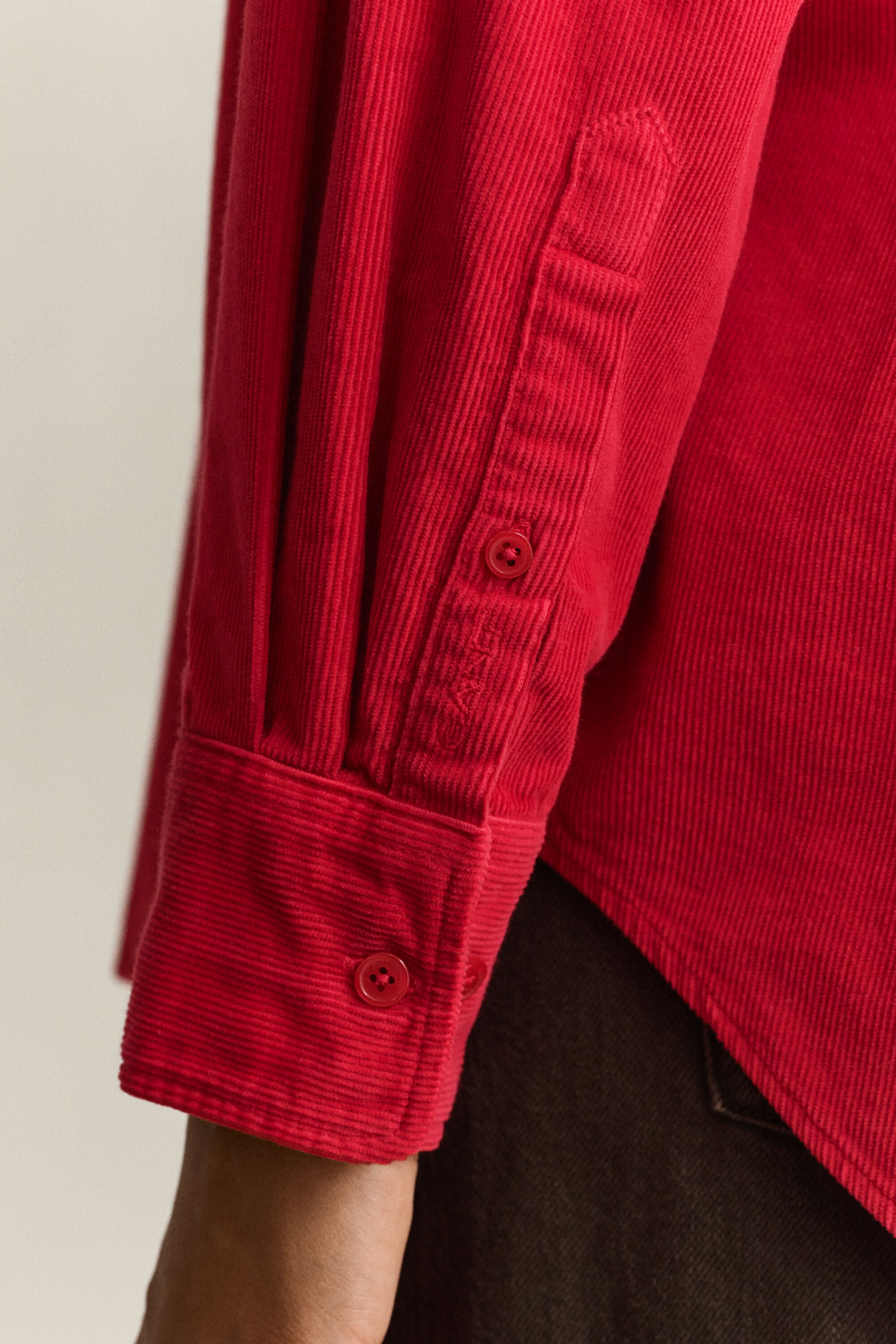 Camisa de bombazina relaxed fit