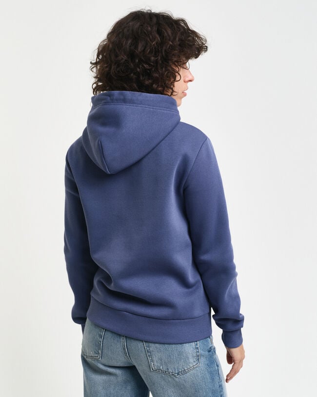 Sweatshirt com capuz e fecho Tonal Shield