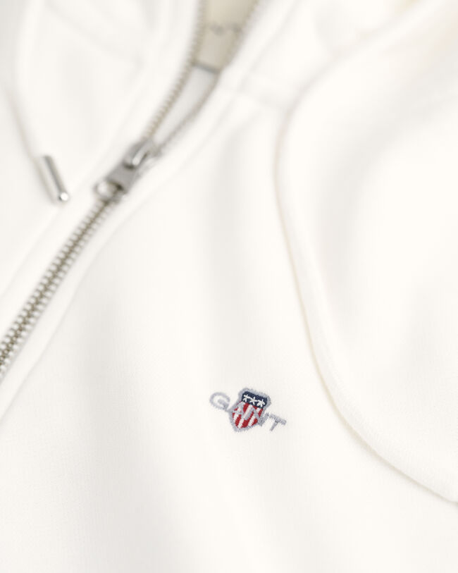 Sweatshirt com capuz e fecho Shield