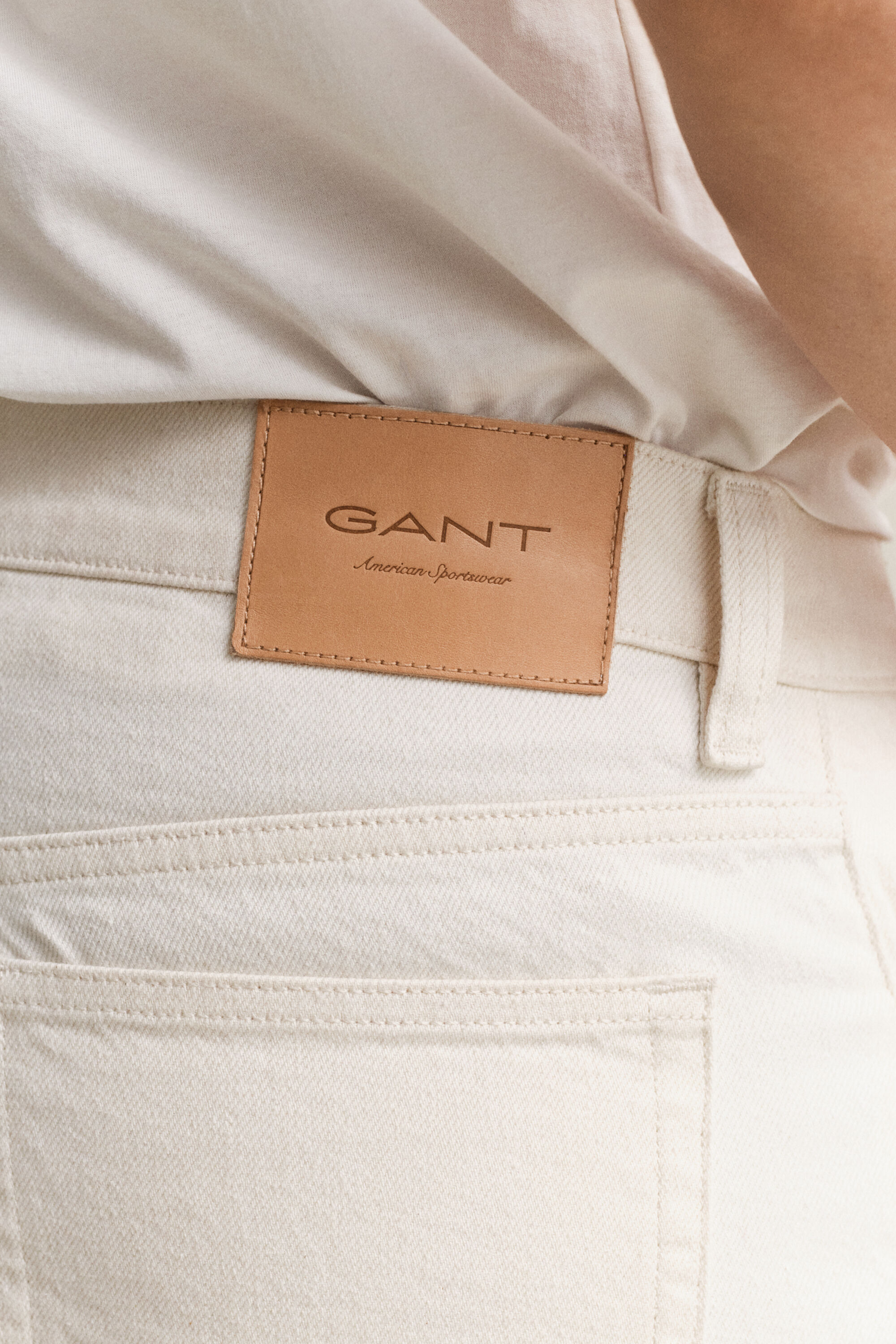 Calças de ganga Ecru straight fit