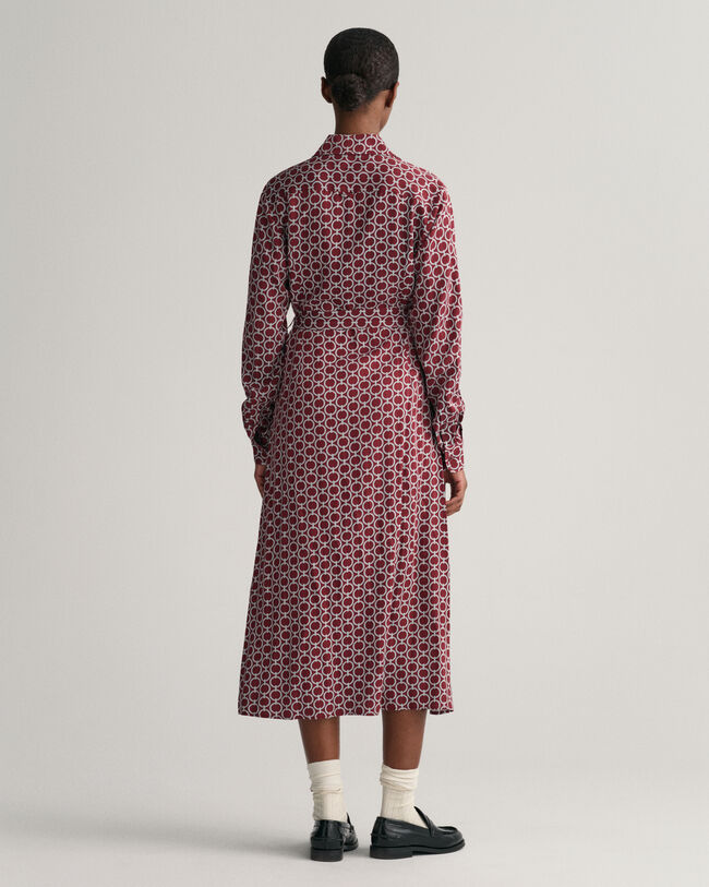 Vestido-camisa Geometric slim fit