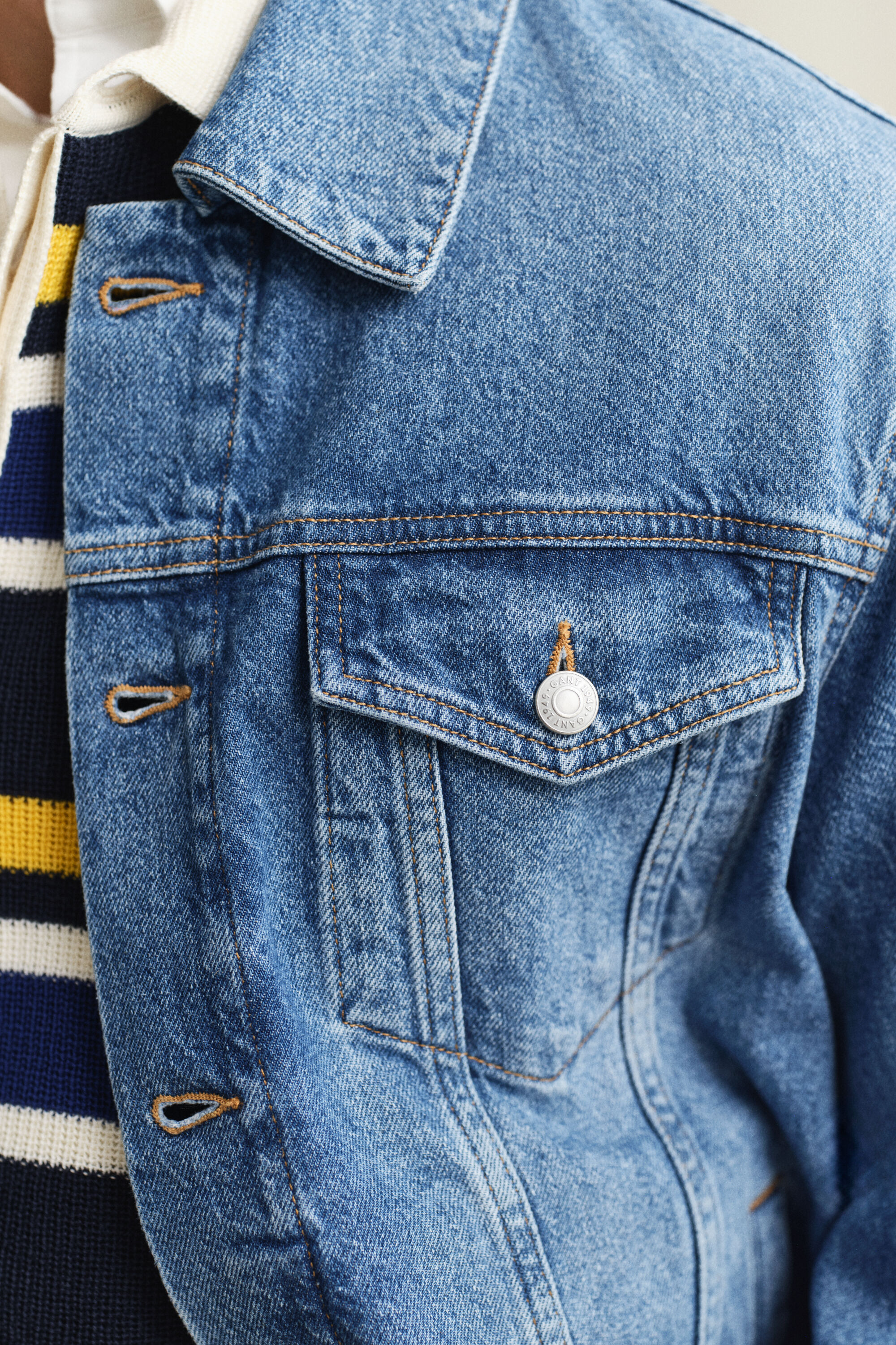 Casaco de ganga Trucker