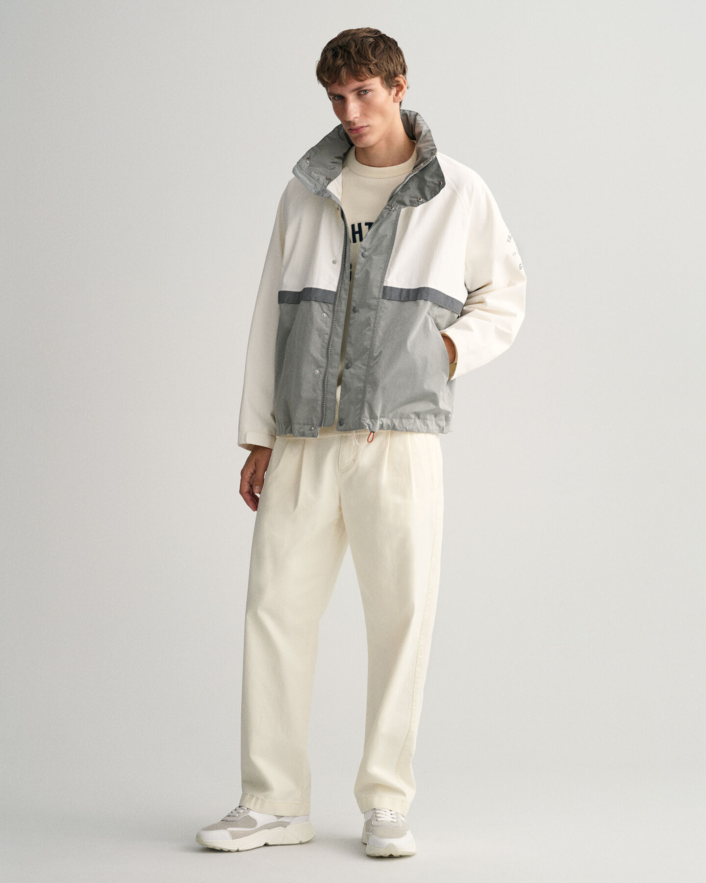 Blusão estilo piloto de corridas