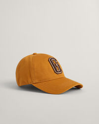 Bon&eacute; em sarja de algod&atilde;o com emblema G