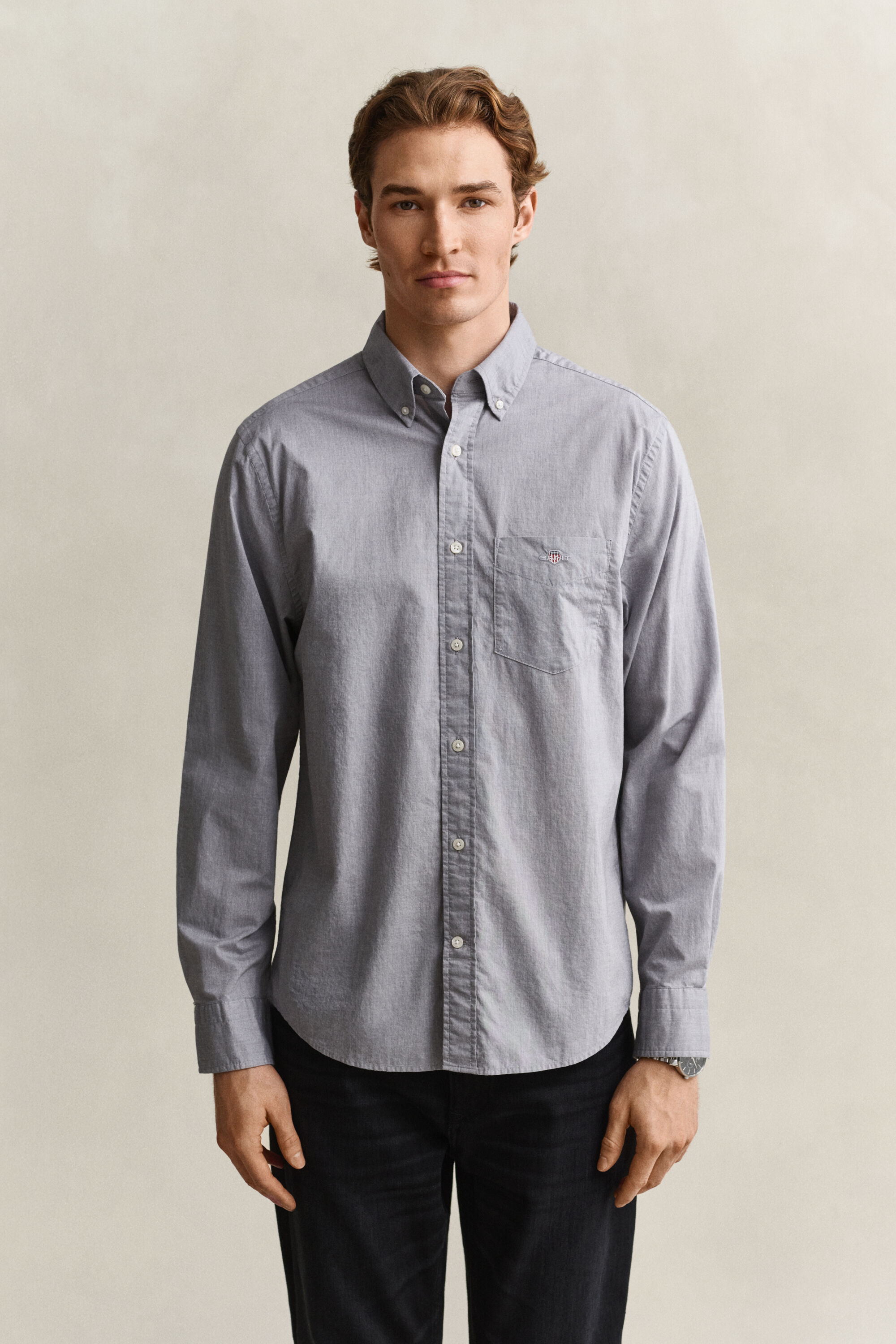 Camisa em popelina Classic regular fit
