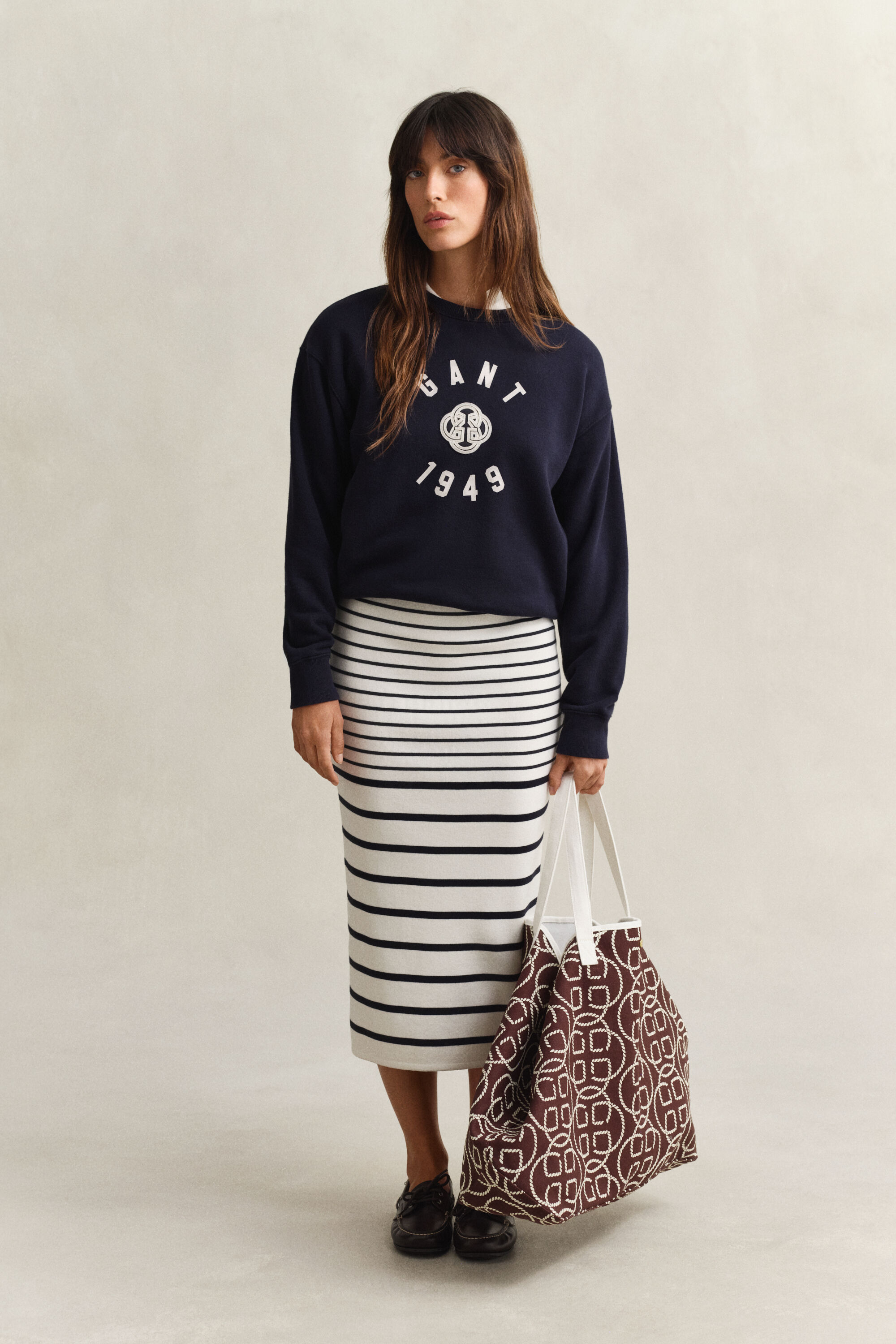 Sweatshirt com decote redondo Graphic