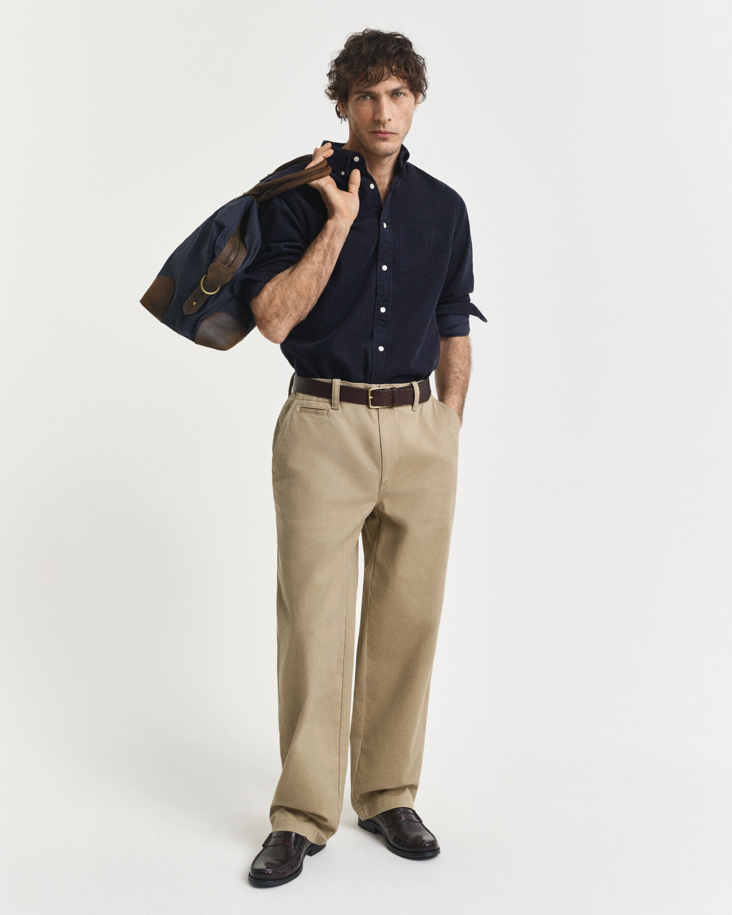 Camisa de bombazina regular fit