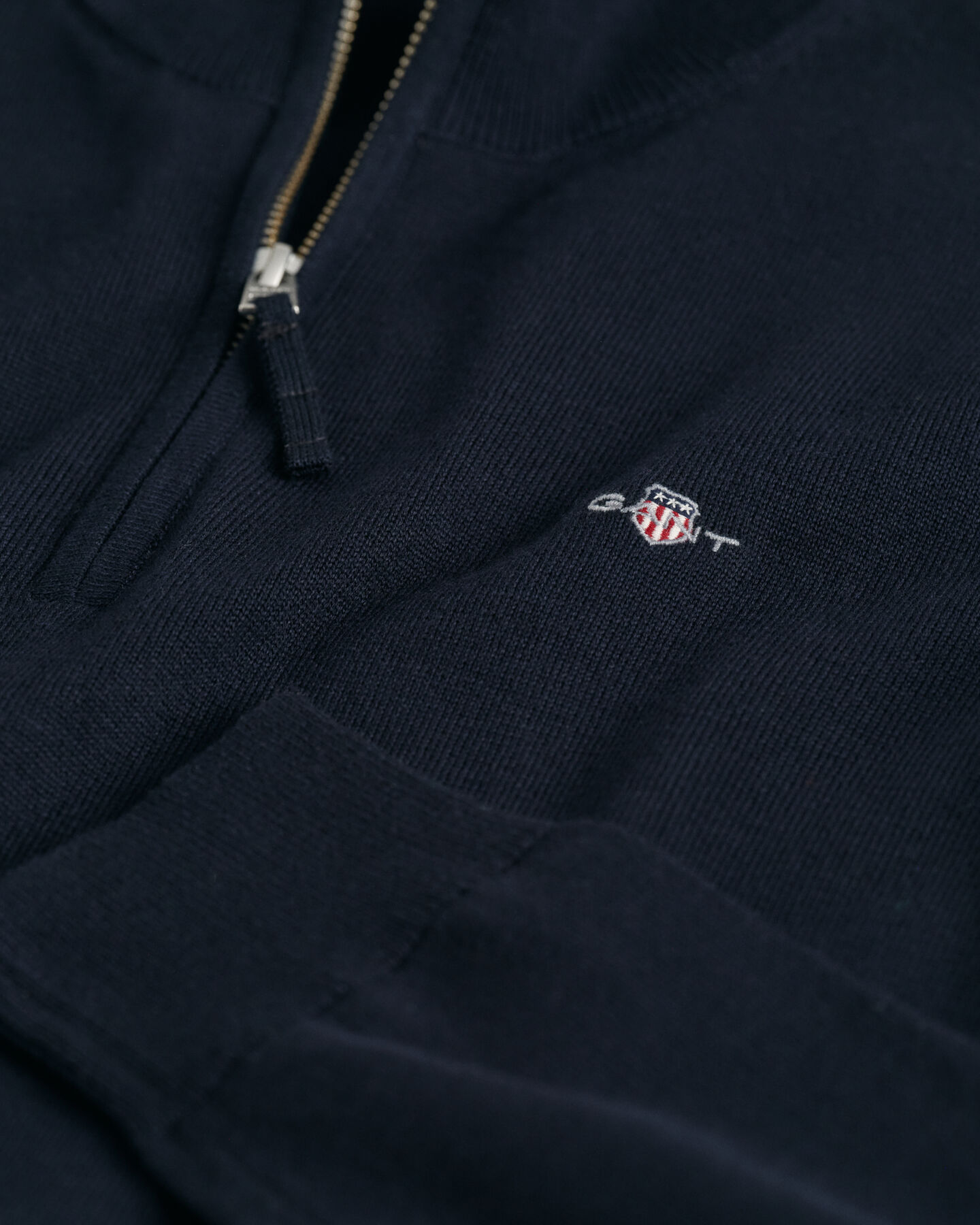 Sweatshirt com meio fecho em algodão Shield Teens