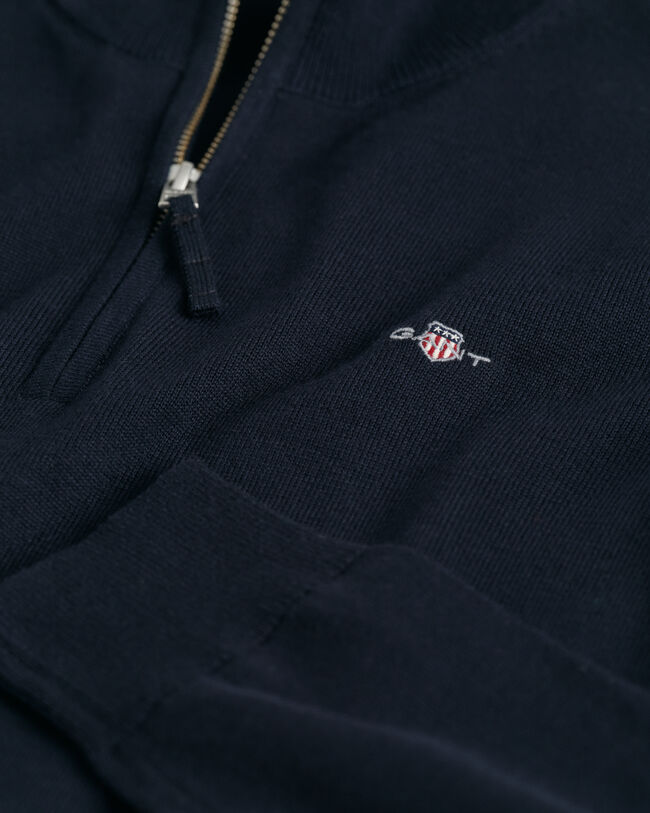 Sweatshirt com meio fecho em algodão Shield Teens