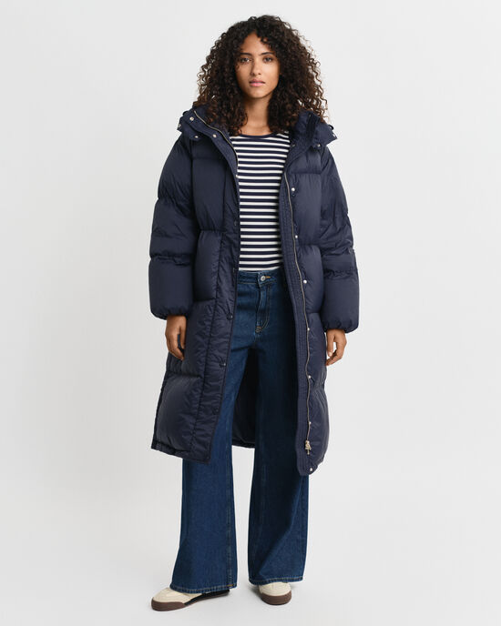 Sobretudo de penas comprido