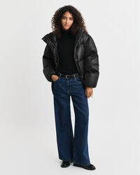 Blusão de penas relaxed fit