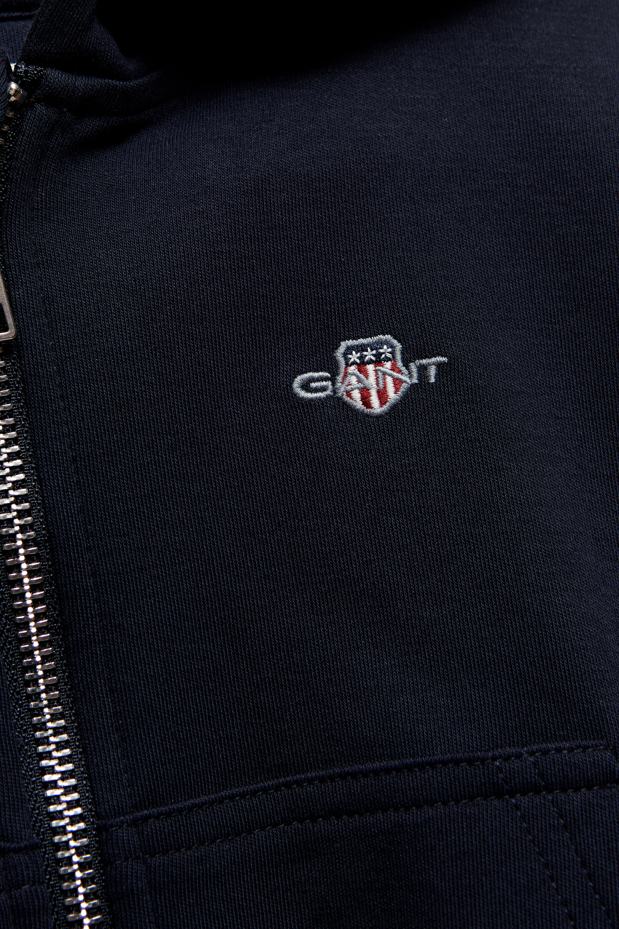 Sweatshirt com capuz e fecho curta Shield Girls