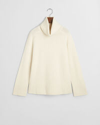 Camisola de gola alta em caxemira