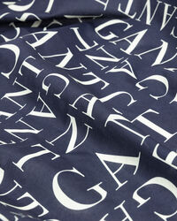 Sarongue com estampado Typography