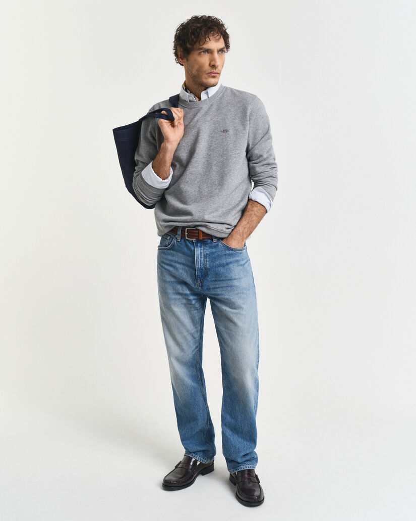 Sweatshirt com decote redondo Shield