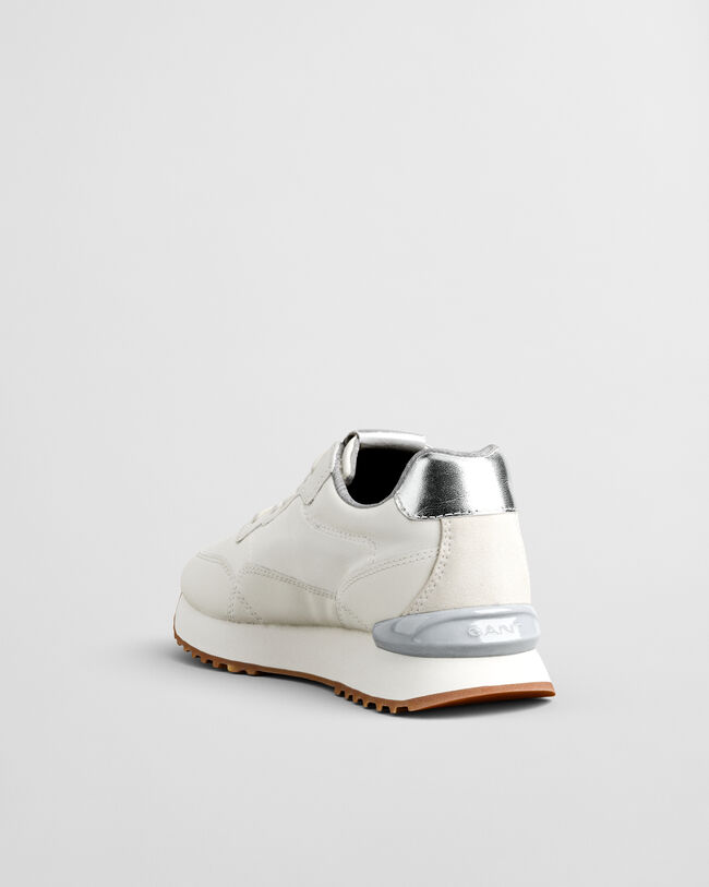 T&eacute;nis em pele e nylon Bevinda