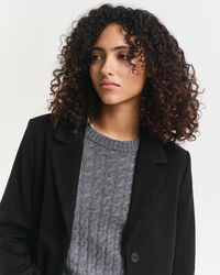 Sobretudo formal em mistura de lã Classic