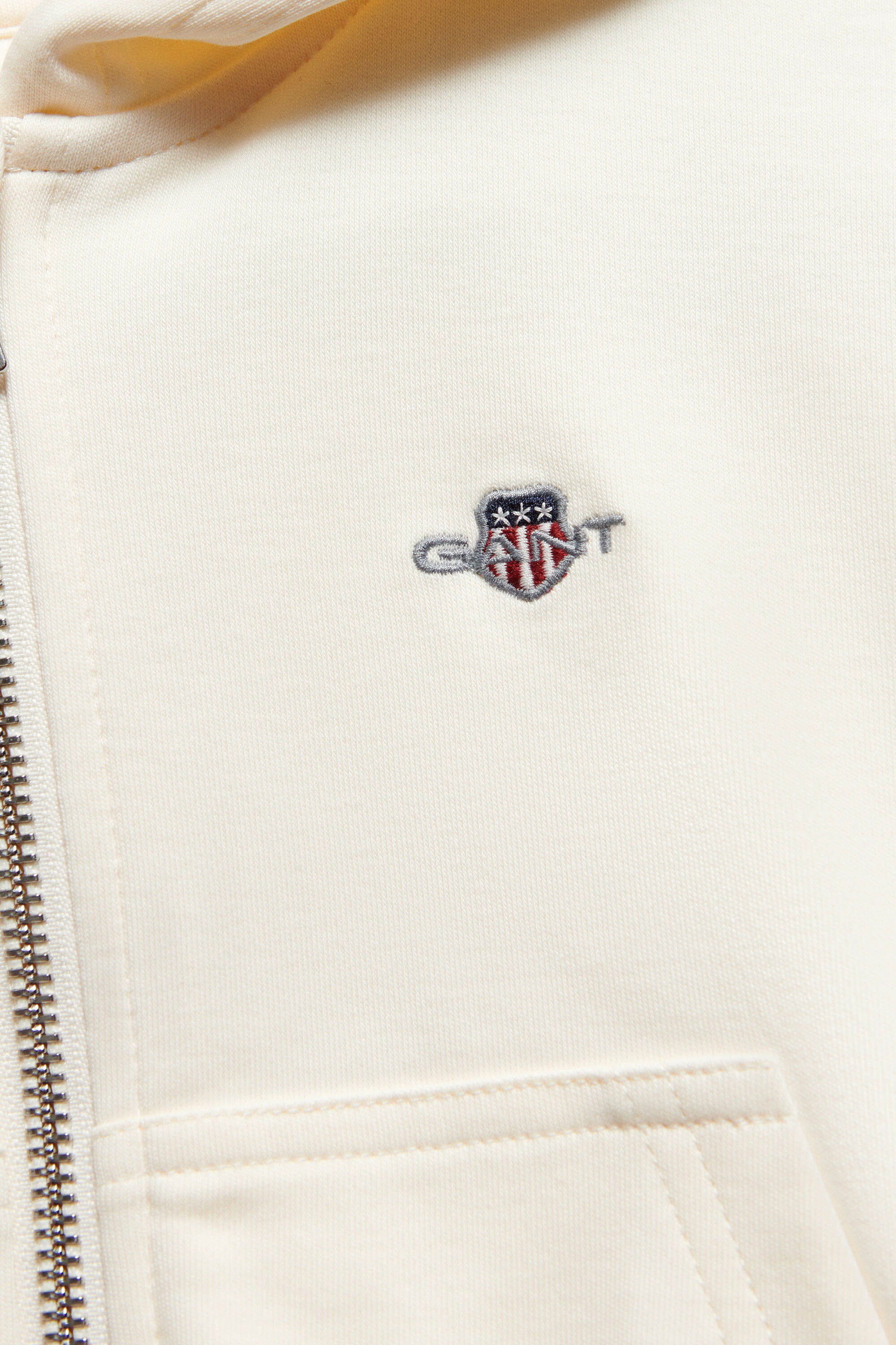 Sweatshirt com capuz e fecho curta Shield Girls
