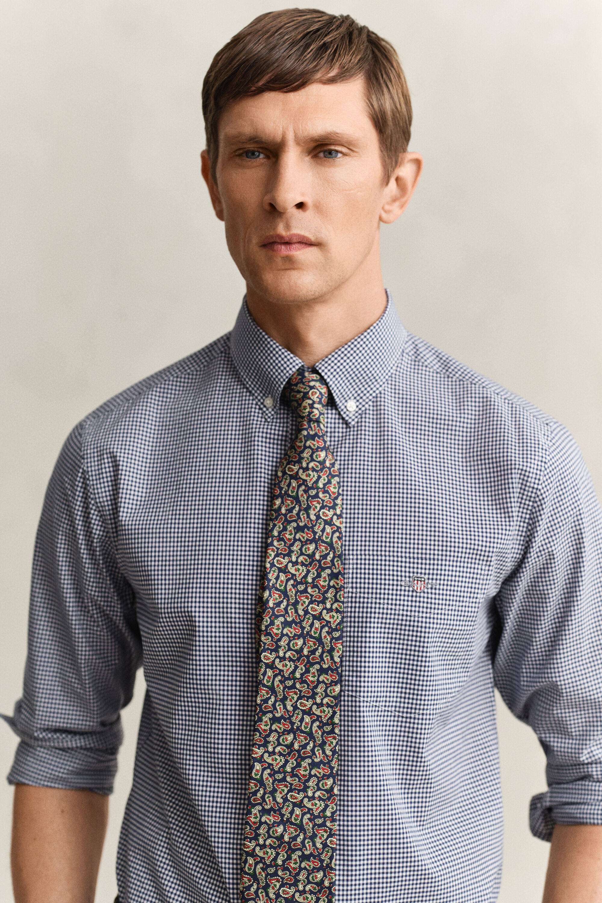 Camisa em popelina Gingham Classic