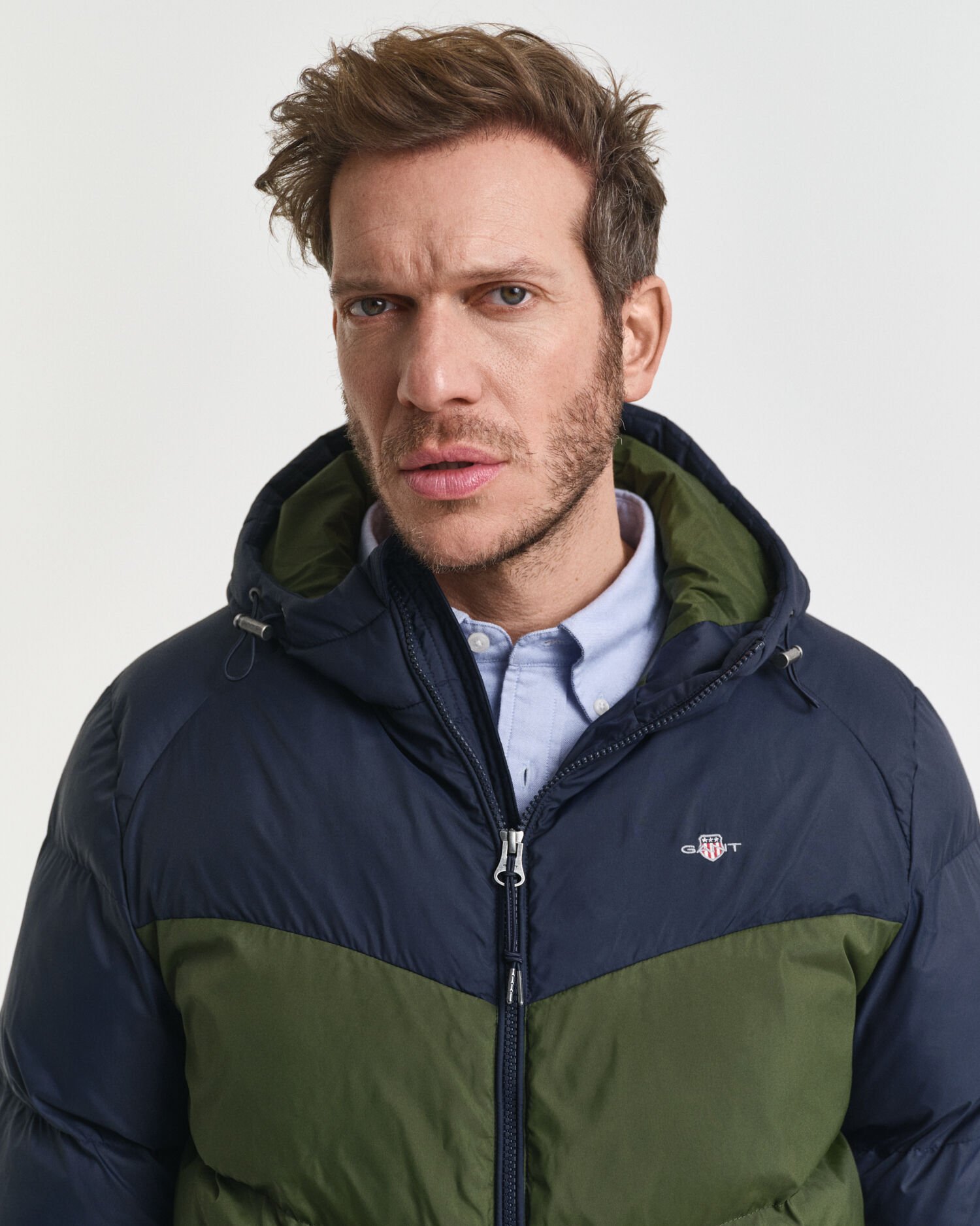 Casaco Active Cloud com bloco de cor