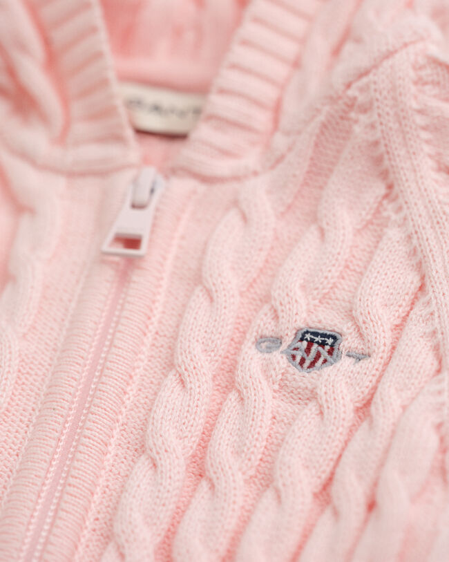 Macacão em malha canelada de algodão Shield Baby