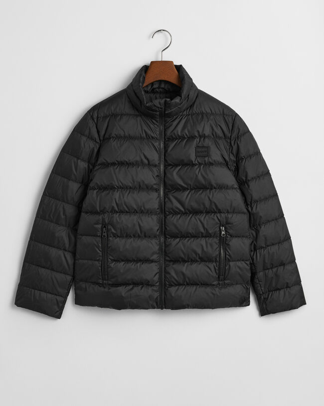 Blusão de penas leve com logótipo