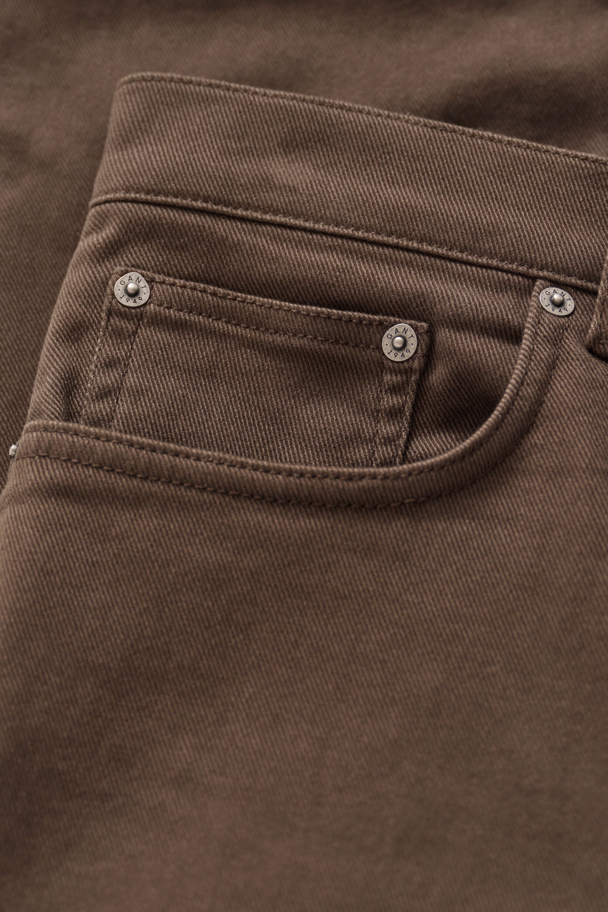 Calças de sarja slim fit