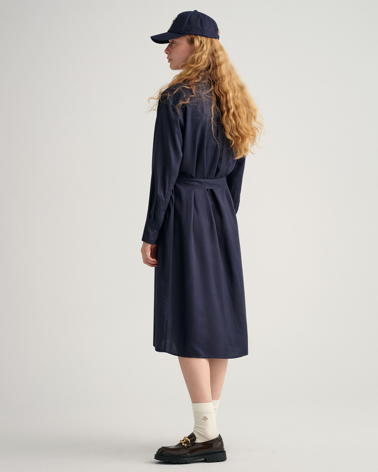 Vestido-camisa evasê