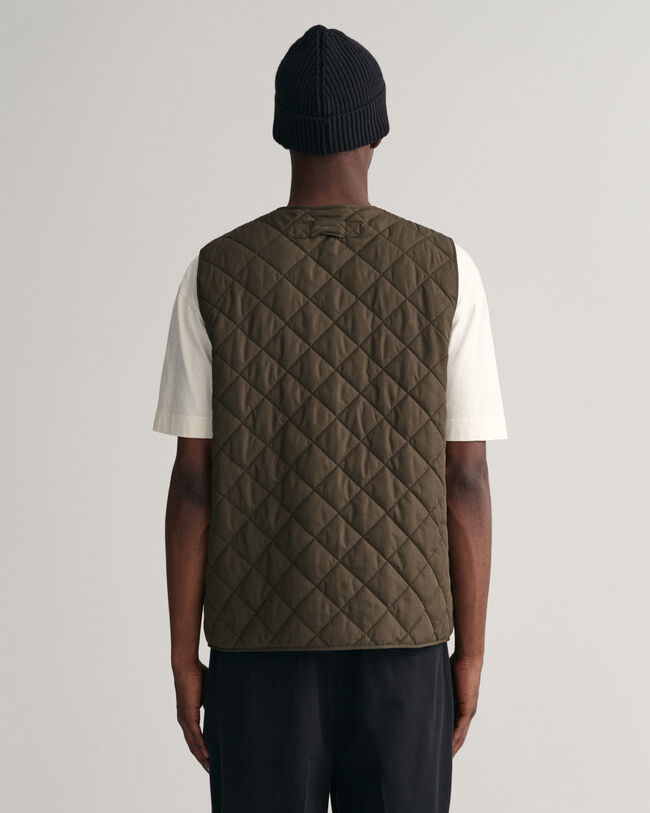 Blusão em algodão com acabamento encerado