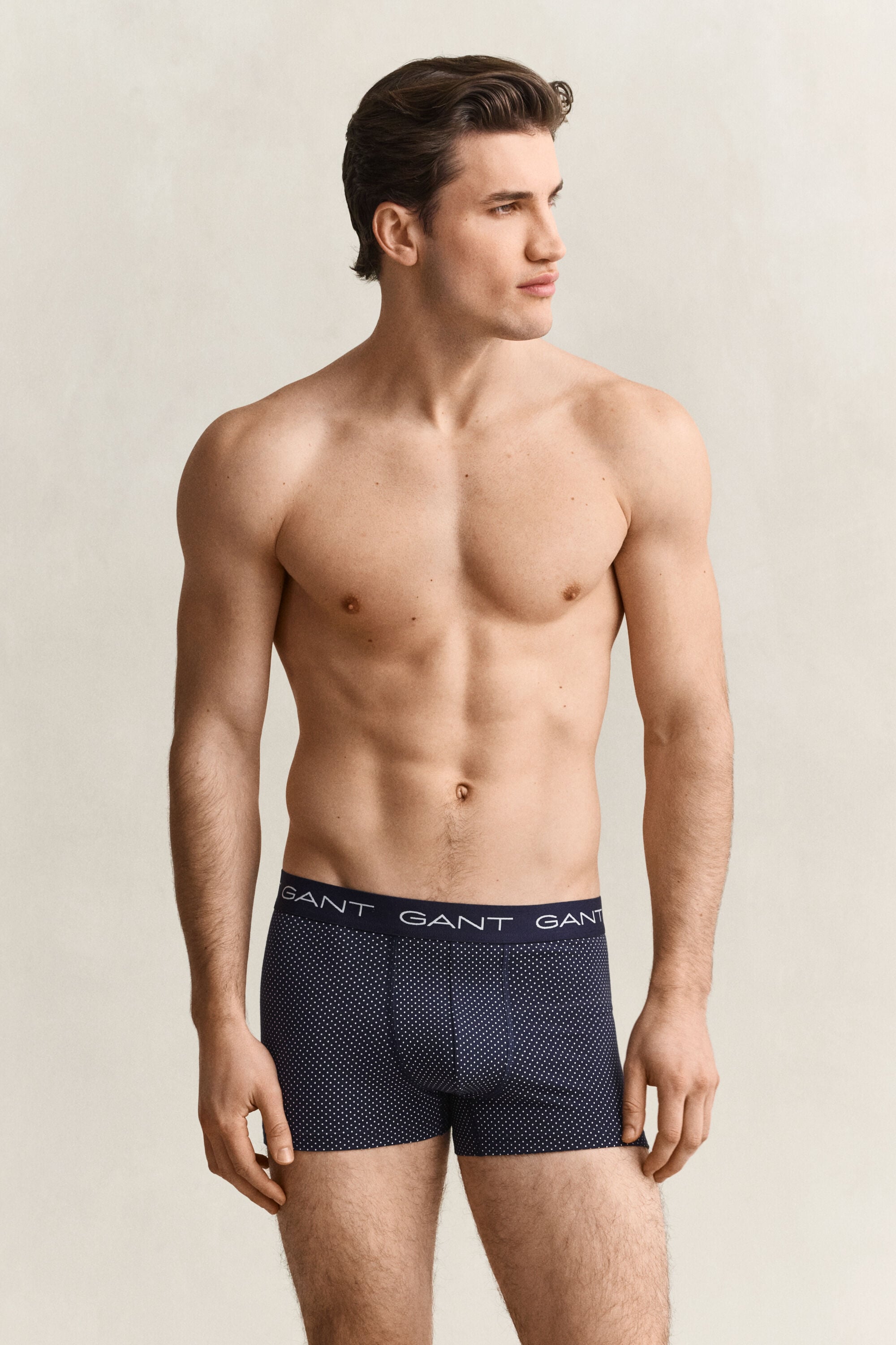 Pack de 3 boxers com estampado às bolinhas