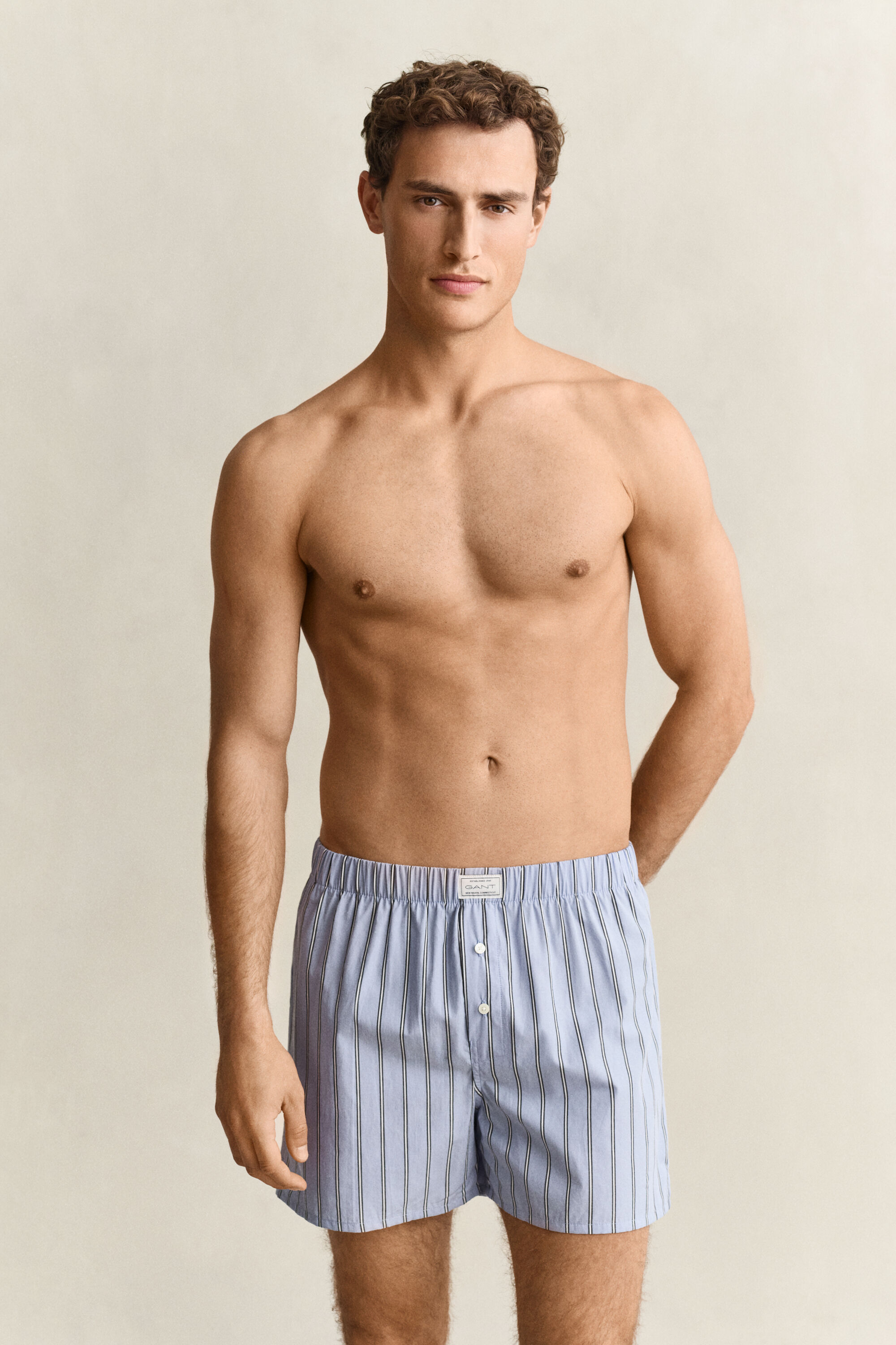 Pack de dois boxers às riscas
