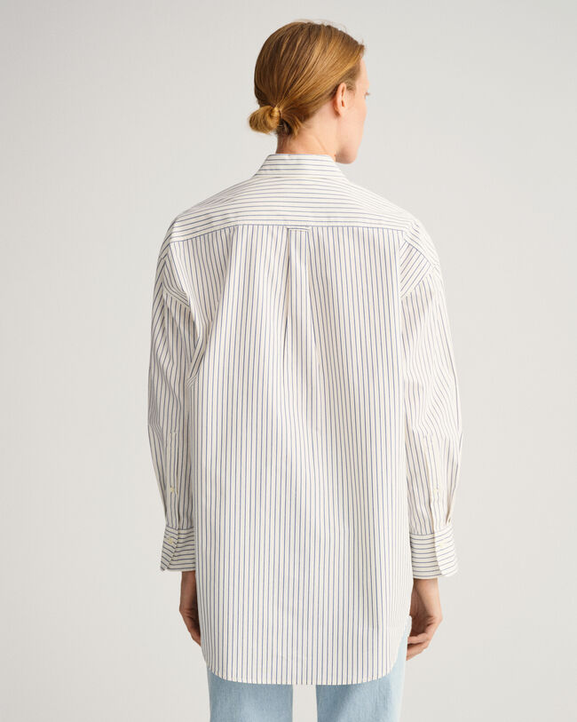 Camisa Pinstripe oversized