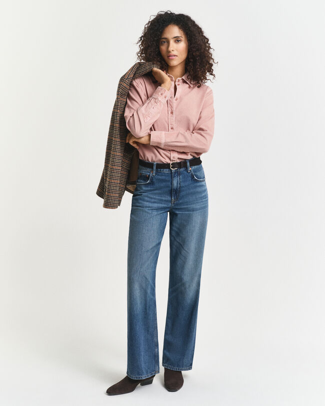 Camisa de bombazina regular fit