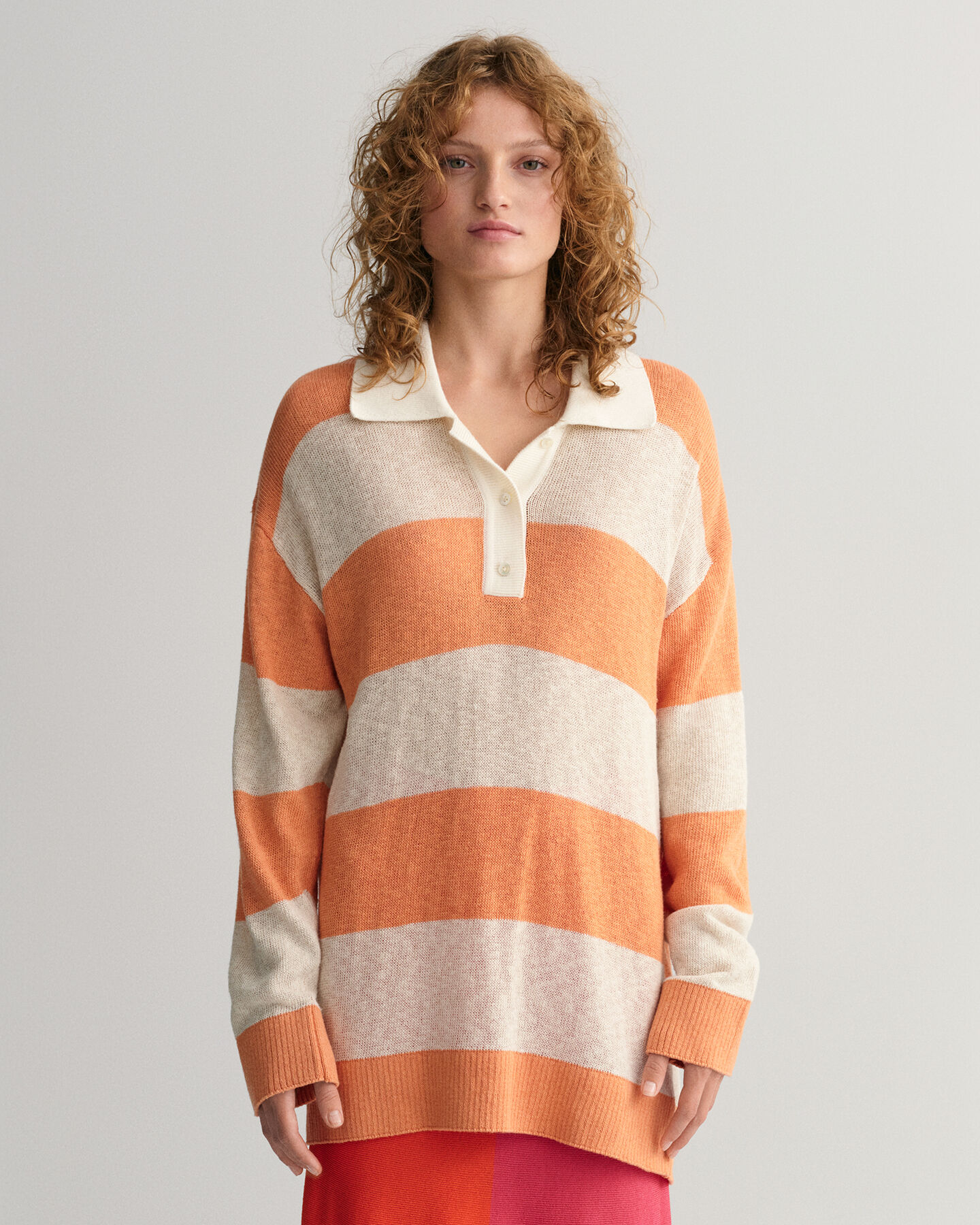 Rugger em malha &agrave;s riscas