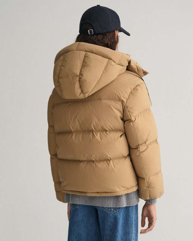 Blusão de penas curto