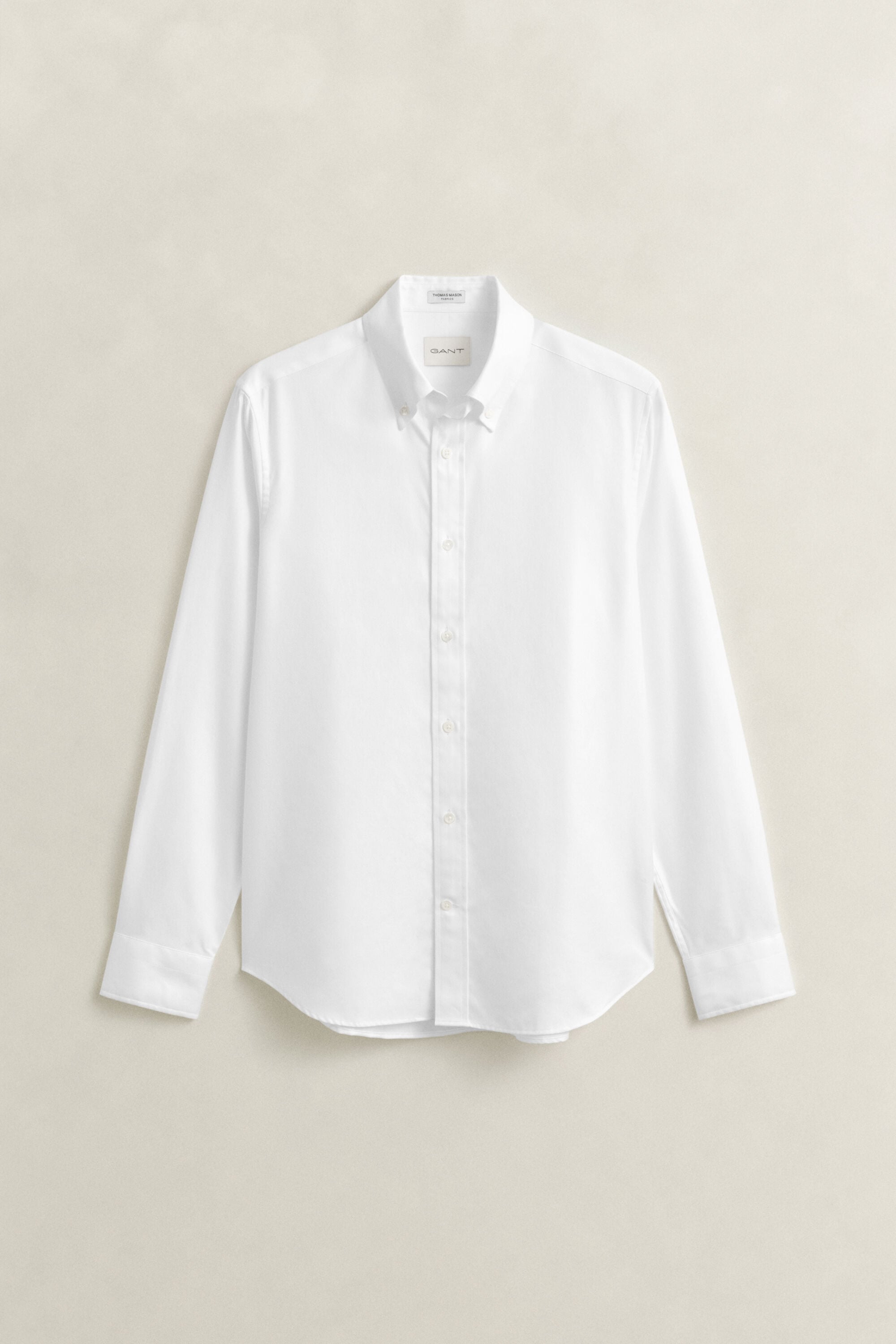 Vestido-camisa em sarja