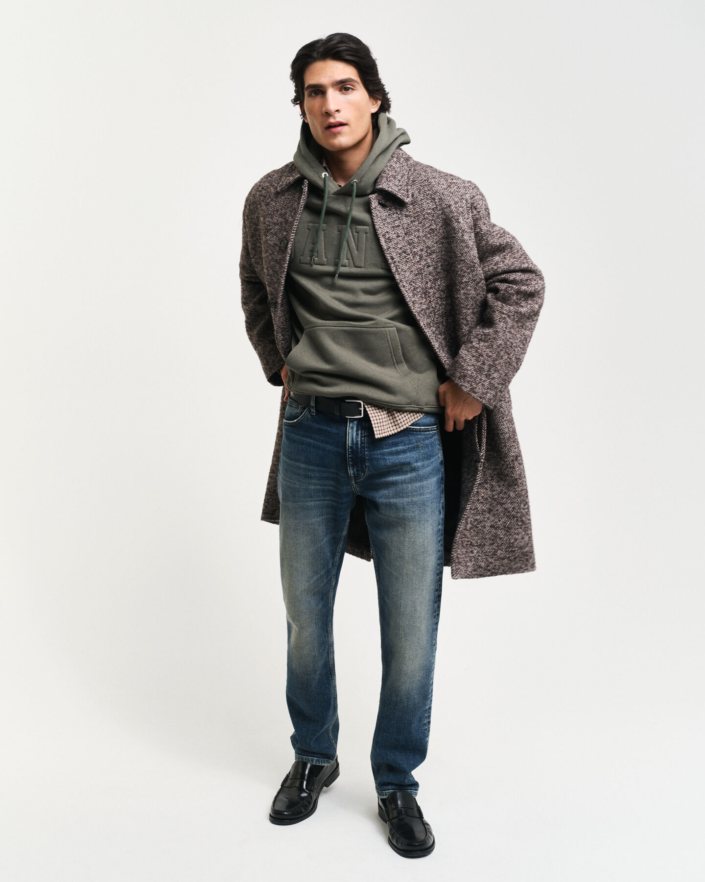 Sweatshirt com capuz Embossed