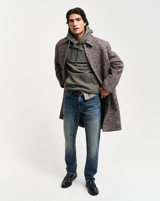 Sweatshirt com capuz Embossed