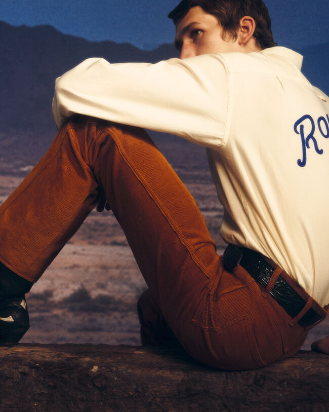 Calças de bombazina Bootcut Wrangler x GANT