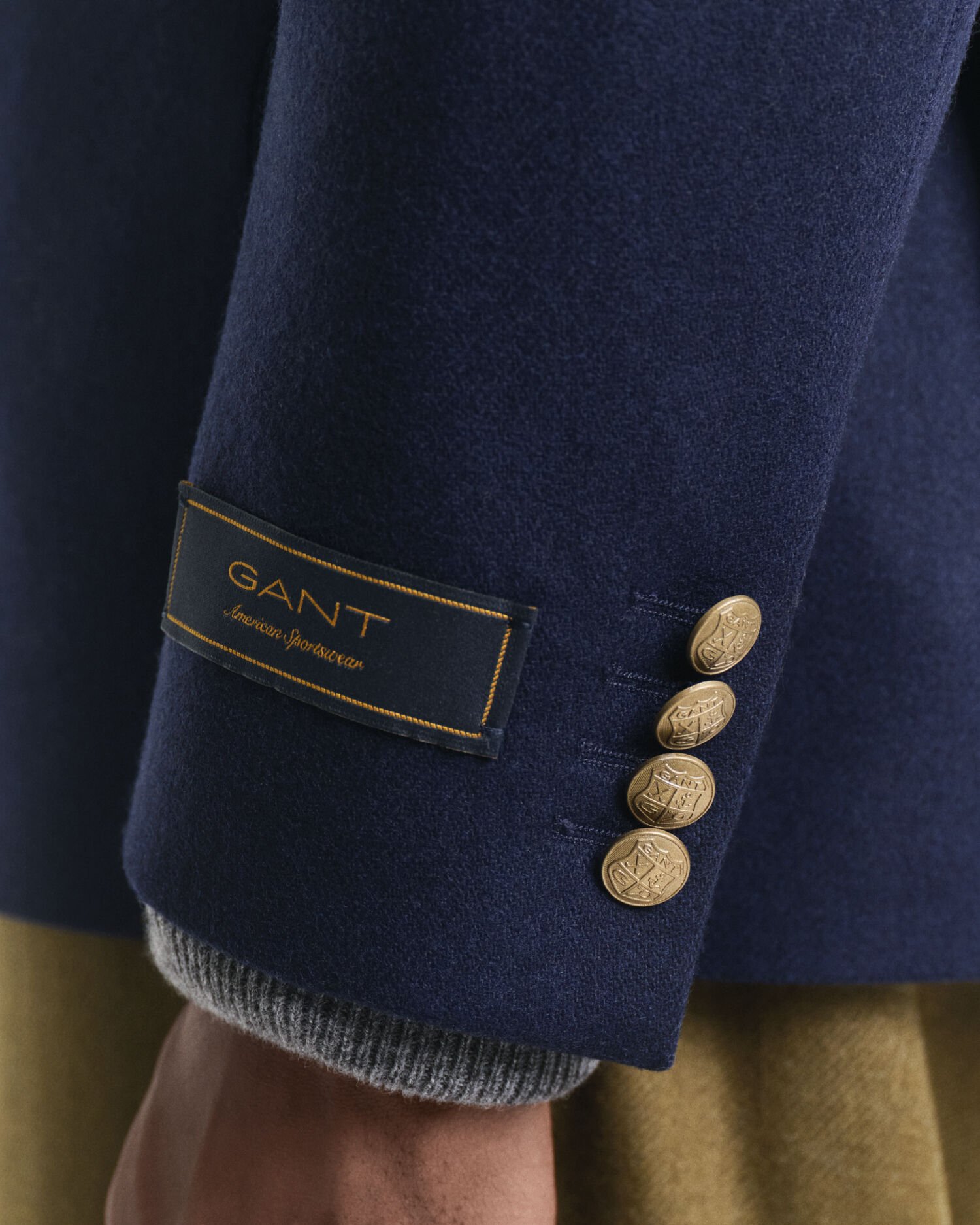 Blazer Club em flanela de lã slim fit