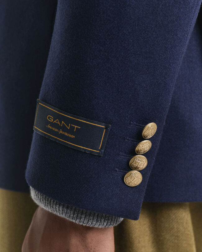 Blazer Club em flanela de lã slim fit