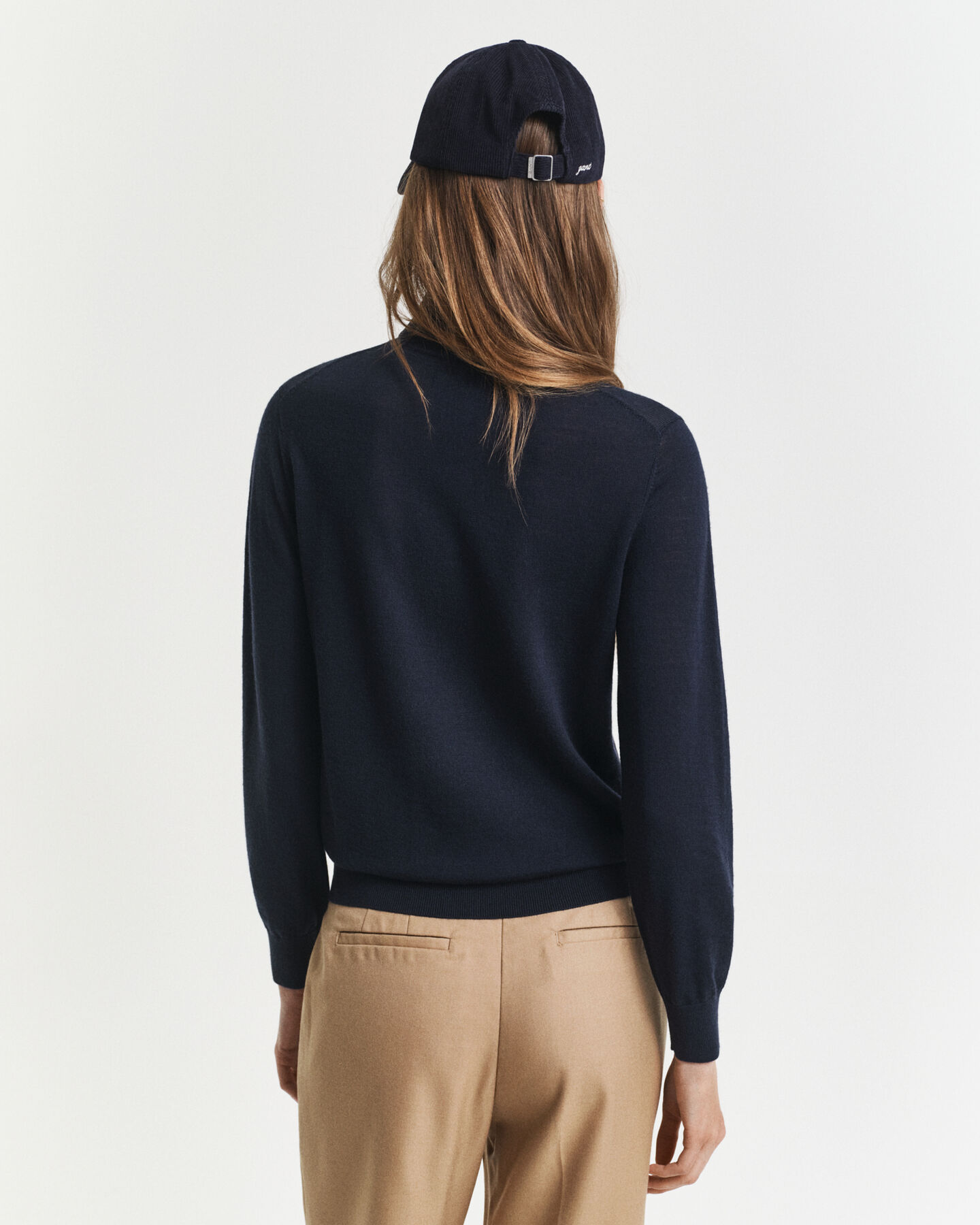 Camisola de gola alta em lã de merino extrafina