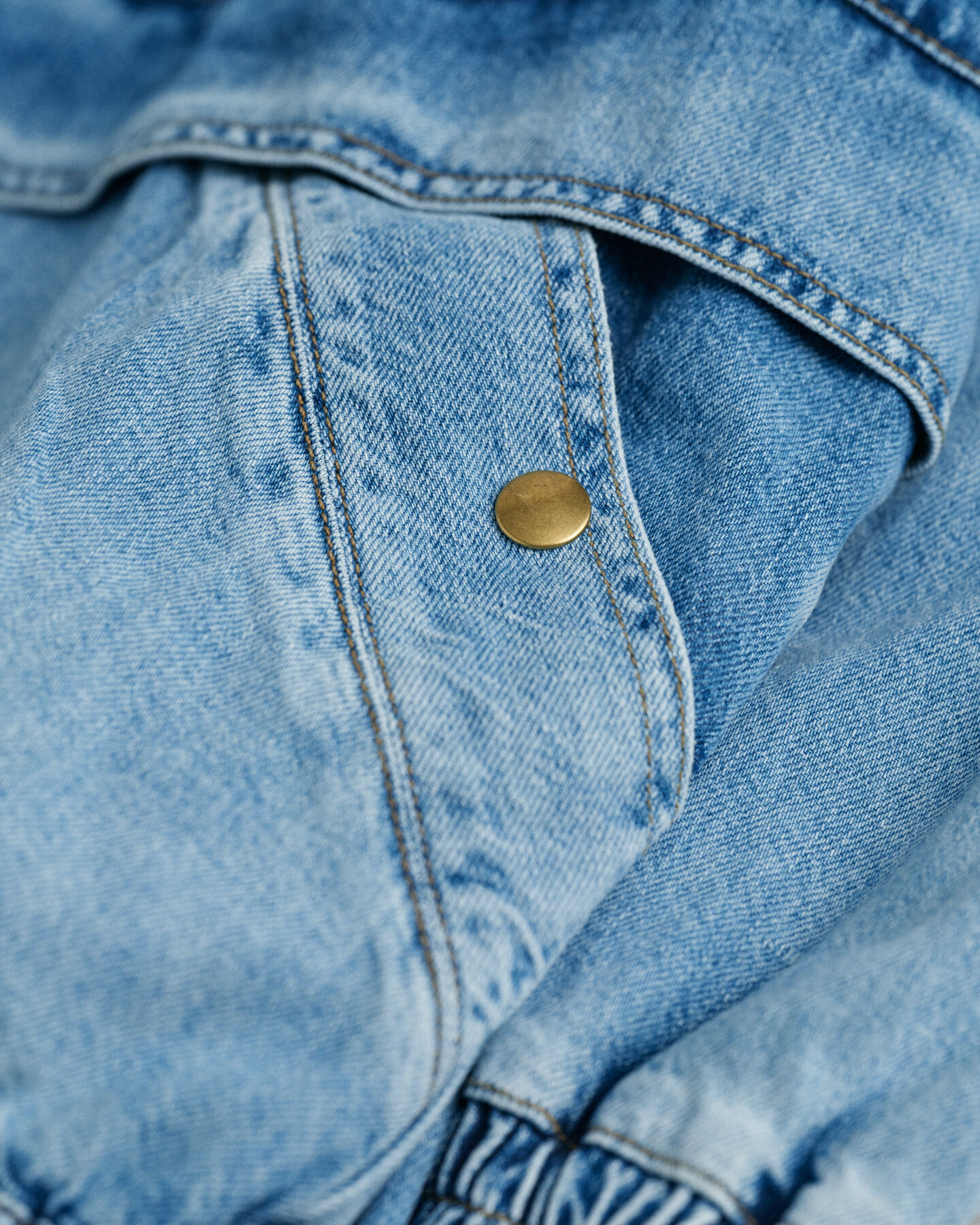 Casaco de ganga relaxed fit