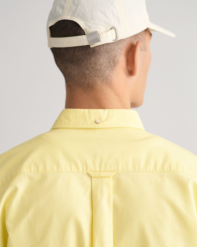 Camisa Oxford de manga curta regular fit