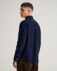 Camisa com padr&atilde;o espinha de peixe regular fit