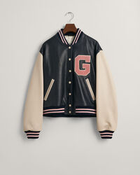 GANT Varsity Jacket em pele
