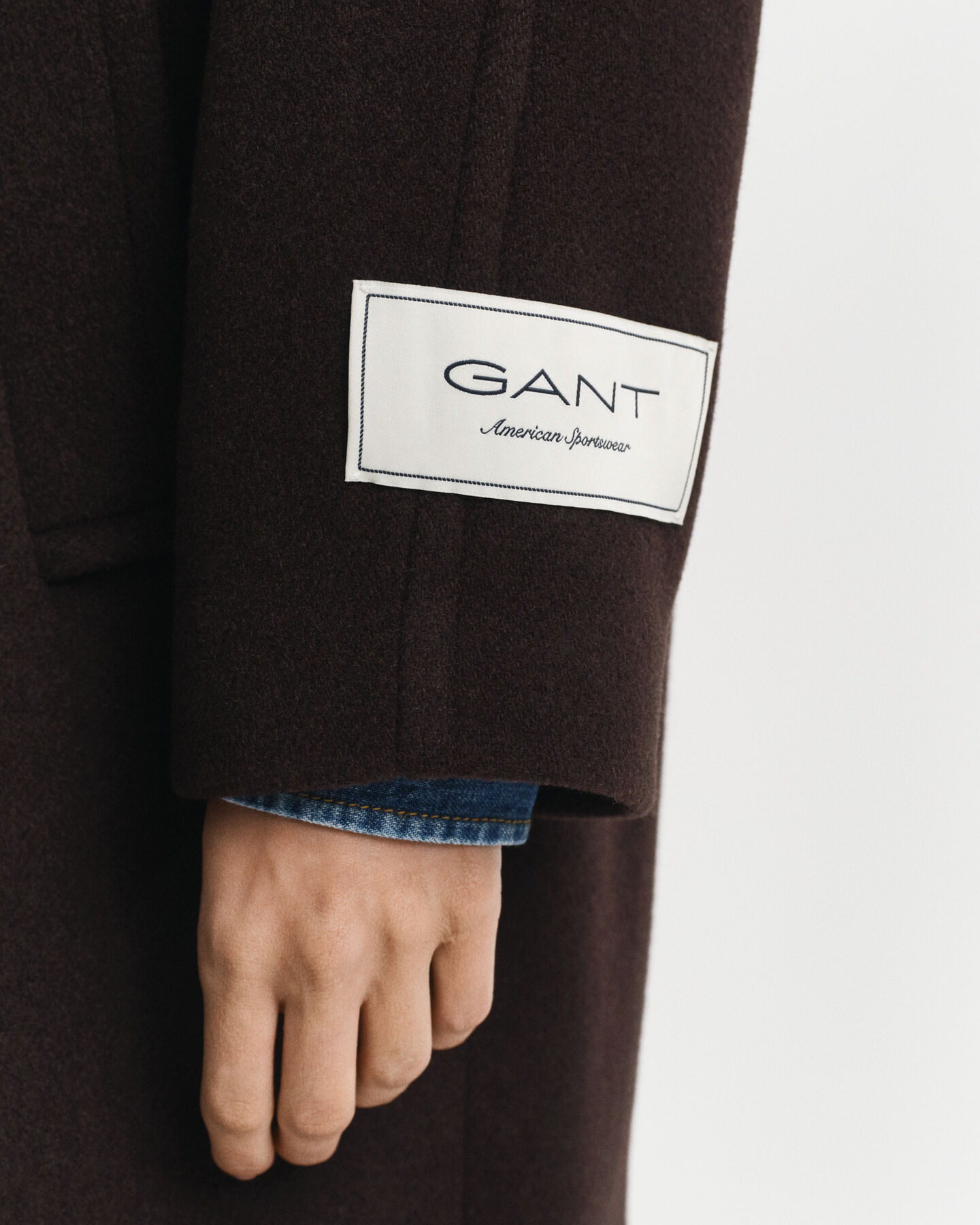 Sobretudo em mistura de lã